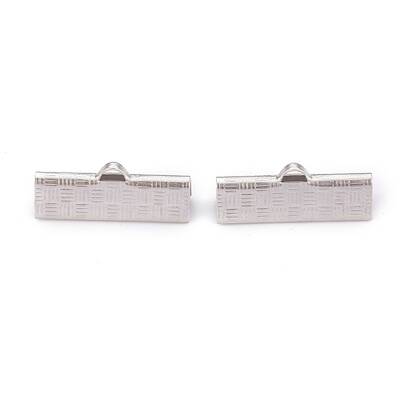Tarnish Resistant 304 Stainless Steel Ribbon Crimp Ends