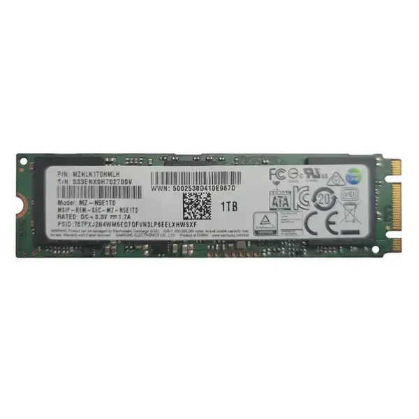 MZ-N5E1T0 Samsung 850 EVO Series 1TB M.2 2280 6GB/s SATA 512MB Cache V-NAND Solid State Drive