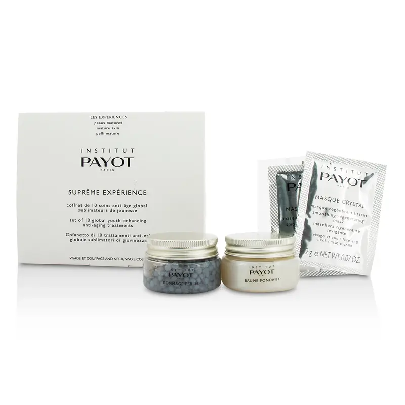 Pro Box Le Supreme Set Payot: Baume Fondant Balsamo Per il viso 30 g + Crystal Maschera in polvere Per il viso 10 pz 2 g + Go...
