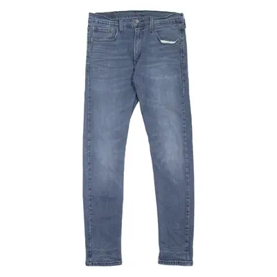 LEVI'S 512 Jeans Mens Blue Slim Tapered Stone Wash W33 L34