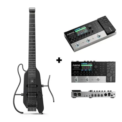 Donner HUSH™ X Electric Guitar - Black / Guitar+ Arena2000