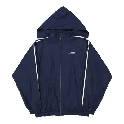Adidas Jacket - 2XL Navy Polyester Blend