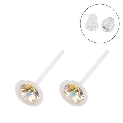 Hypoallergenic Bioceramics Zirconia Ceramic Stud Earrings