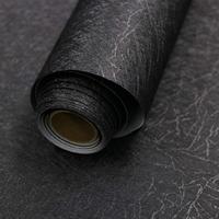 Elegant Matte Black Vinyl Wrap for DIY Home Décor – Matte Black Contact Paper – Self-Adhesive Wallpaper – Easy to Appl...