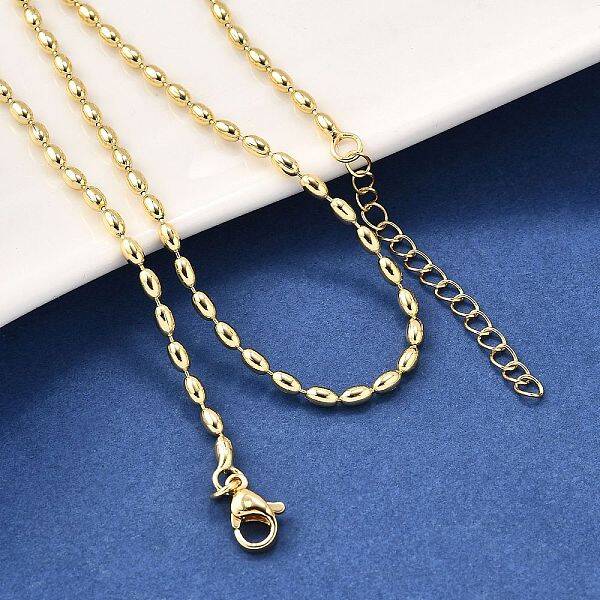2.5MM Brass Oval Link Chain Necklaces