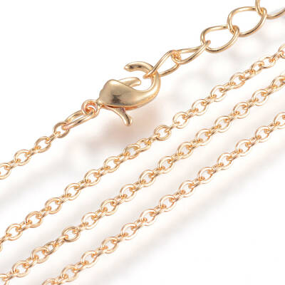 Iron Cable Chains Necklace Making