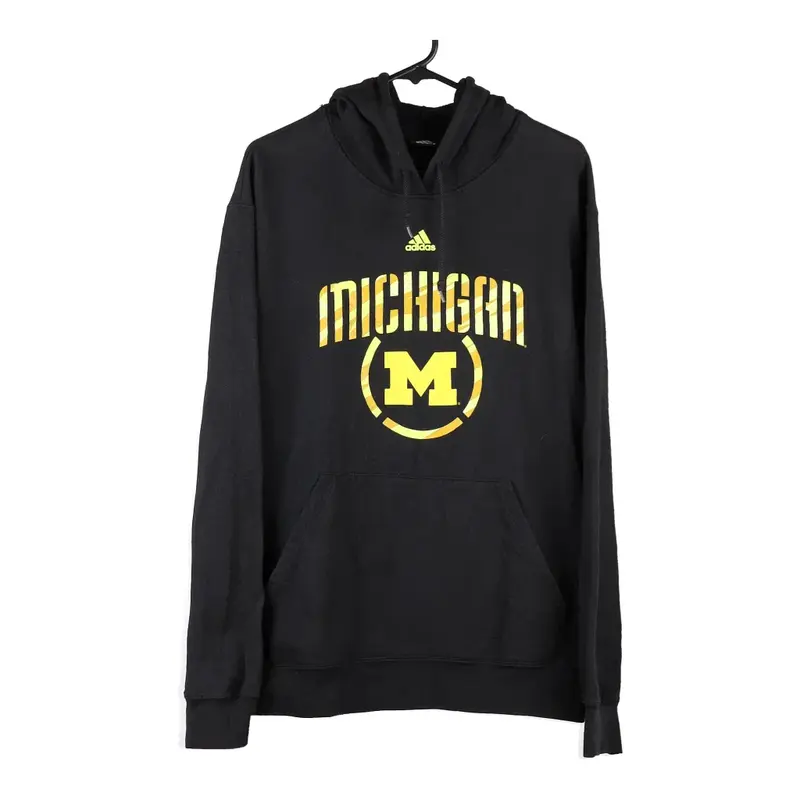 Michigan Adidas Hoodie - Small Black Cotton