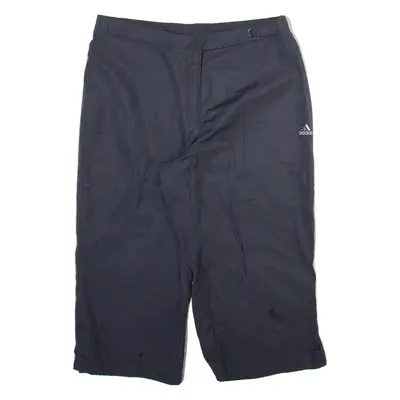 ADIDAS Womens Casual Shorts Grey UK 16 W31