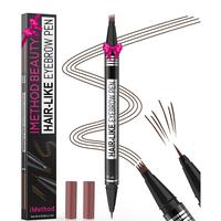 iMethod Eyebrow Pencil, Hair-like Eyebrow Pen, 2-in-1 Waterproof with 4 Tip Brow Pen, Ultra-Precise, with Dual-ended Eyebrow ...