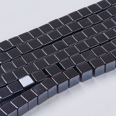 Non-magnetic Synthetic Hematite Beads Strands