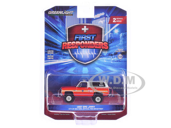 1987 GMC Jimmy FDNY (The Official Fire Department City of New York) M.E.U. (Medical Equipment Unit) Red and White First Respo...