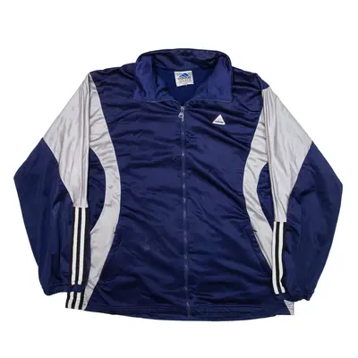 ADIDAS Track Jacket Blue Mens XL