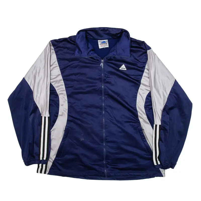 ADIDAS Track Jacket Blue Mens XL
