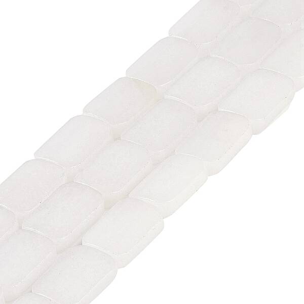 Natural White Jade Beads Strands