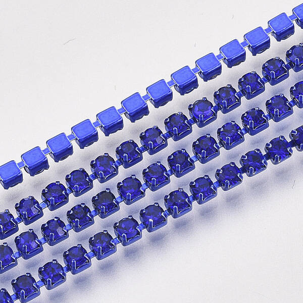 Electrophoresis Iron Rhinestone Strass Chains