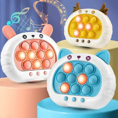 Fast Quick Push Game Bubble Stress Relief Toys for Kids Trend Game 3rd Generation Cute Animals Version