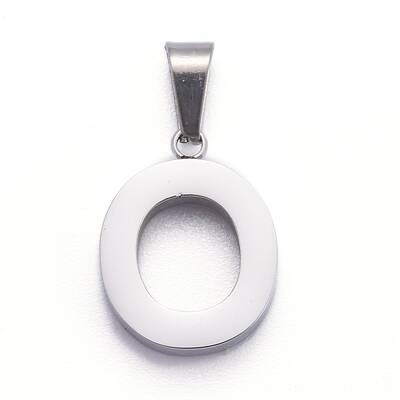 Non-Tarnish 304 Stainless Steel Letter Pendants