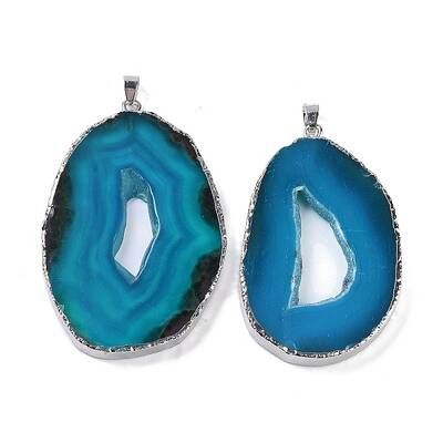 Natural Agate Big Pendants
