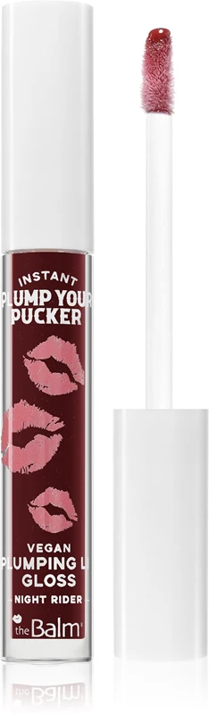 theBalm Plump Your Pucker Volumizing Lip Gloss Color Night Rider 2.7ml