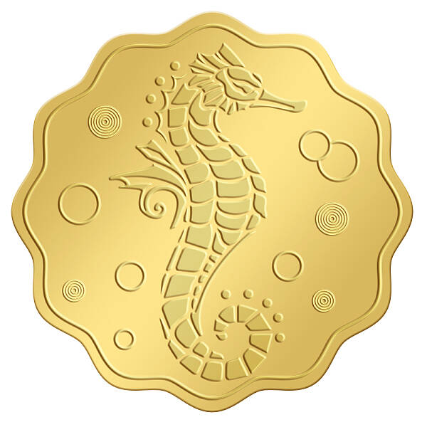 Self Adhesive Gold Foil Embossed Stickers
