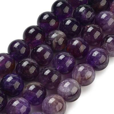 Natural Amethyst Beads Strands