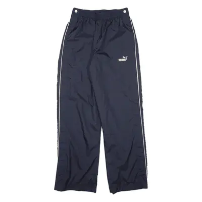 PUMA Popper Track Pants Blue Straight Mens S W24 L29