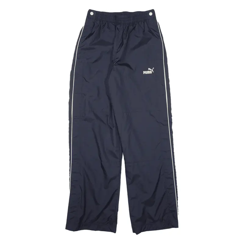 PUMA Popper Track Pants Blue Straight Mens S W24 L29