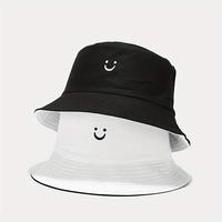 Malaxlx Unisex Bucket Hat Beach Sun Hat Aesthetic Fishing Hat for Men Women Teens, Reversible Double-Side-Wear Summer Outdoor...