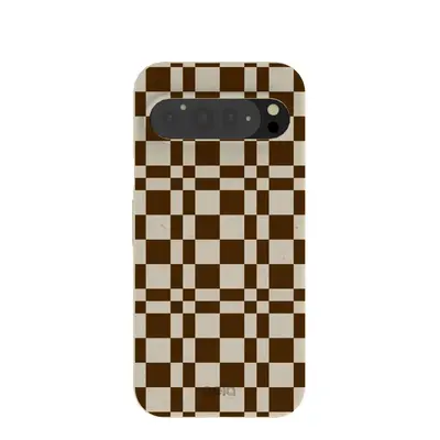 London Fog Chestnut Checkers Google Pixel 9 Pro XL Case