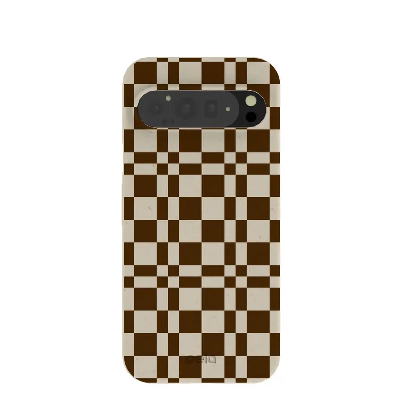 London Fog Chestnut Checkers Google Pixel 9 Pro XL Case