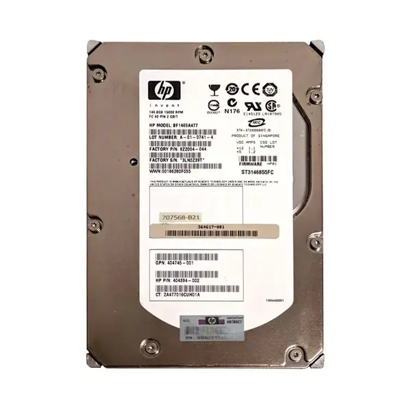 707568-B21 HP 300GB 6Gb/s SAS 15000 3.5-inch 16MB Hard Drive