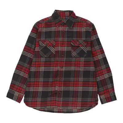 Jachs Checked Flannel Shirt - Large Red Cotton