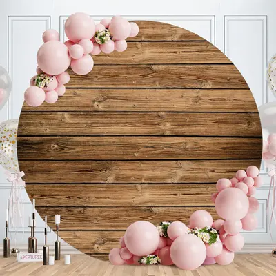Aperturee Circle Under The Sea Scenery Summer Backdrop | Circle Birthday Backdrop Cover | Custom Circle Backdrop Birthday | B...