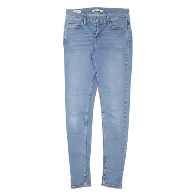 LEVI'S 710 BIG E Womens Jeans Blue Slim Skinny W28 L30