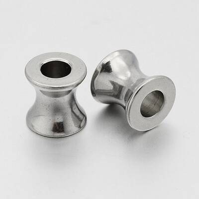 Tarnish Resistant Column 304 Stainless Steel European Beads