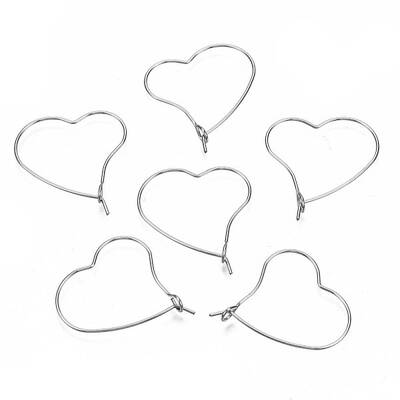 304 Stainless Steel Hoop Earring Findings