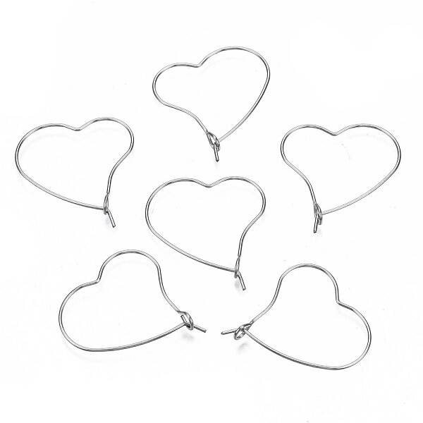 304 Stainless Steel Hoop Earring Findings
