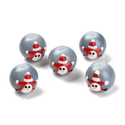 Christmas Theme Handmade Lampwork Beads