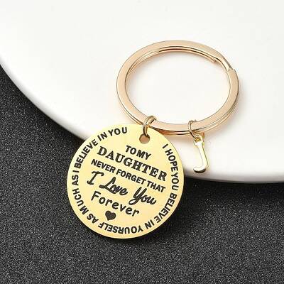 Valentine's Day Brass & 201 Stainless Steel Keychain