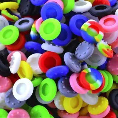 Random Color Silicone Thumb Grip Stick, 20pcs Thumb Wheel Grip for Xbox One XBOX360/PS4/PS3 Controllers