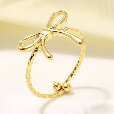 304 Stainless Steel Open Cuff Ring for Women