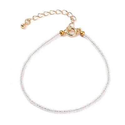 Faceted Electroplate Glass Beaded Bracelets