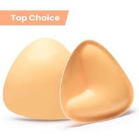 Double Sided Sticky Bra Inserts Reusable Push Up Lift Self Adhesive Bra Pads for Bikini Swimsuit Sports Strapless Bra