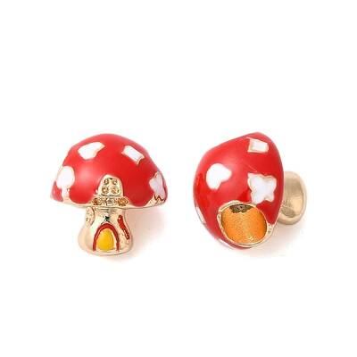 Rack Plating Alloy Enamel European Beads