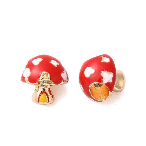 Rack Plating Alloy Enamel European Beads