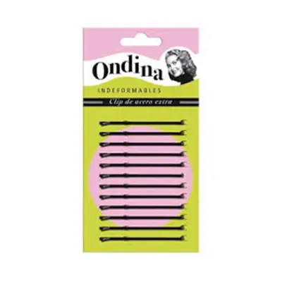 Eurostil Black Clip Ondina 70mm Cardboard 1un