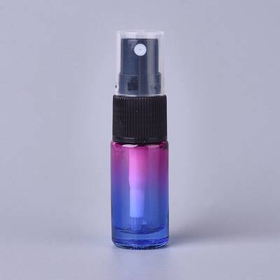 5ml Gradient Color Glass Spray Bottles