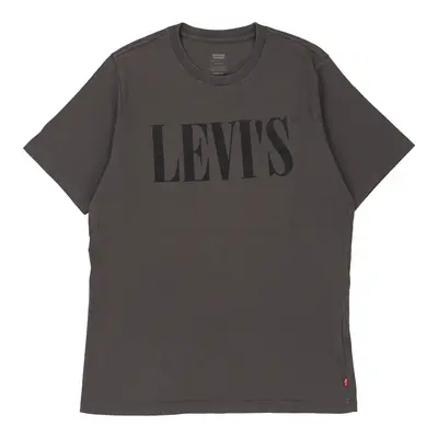 Levis Spellout T-Shirt - XS Grey Cotton