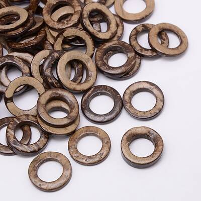 Wood Jewelry Findings Coconut Linking Rings