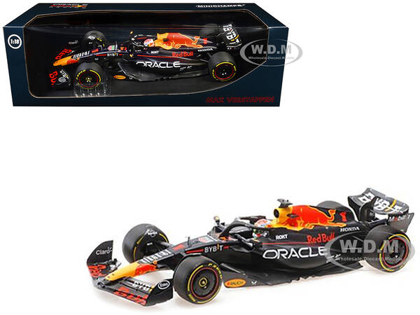 Red Bull Racing RB19 #1 Max Verstappen Oracle Winner F1 Formula One Belgian GP (2023) with Driver Limited Edition to 204 piec...